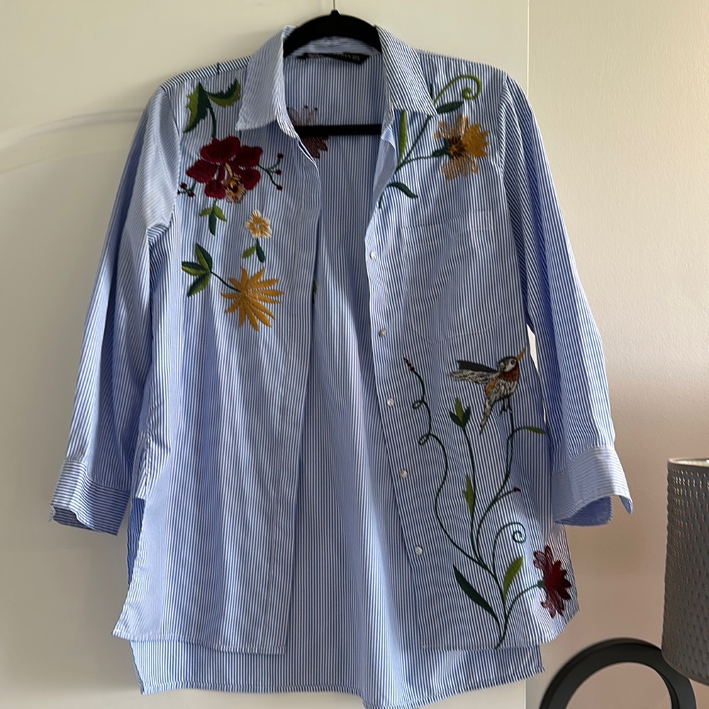 Zara stripe shirt